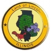 Illinois Pin IL State Emblem Hat Lapel Pins Illinois Pin IL State Emblem Hat Lapel Pins
